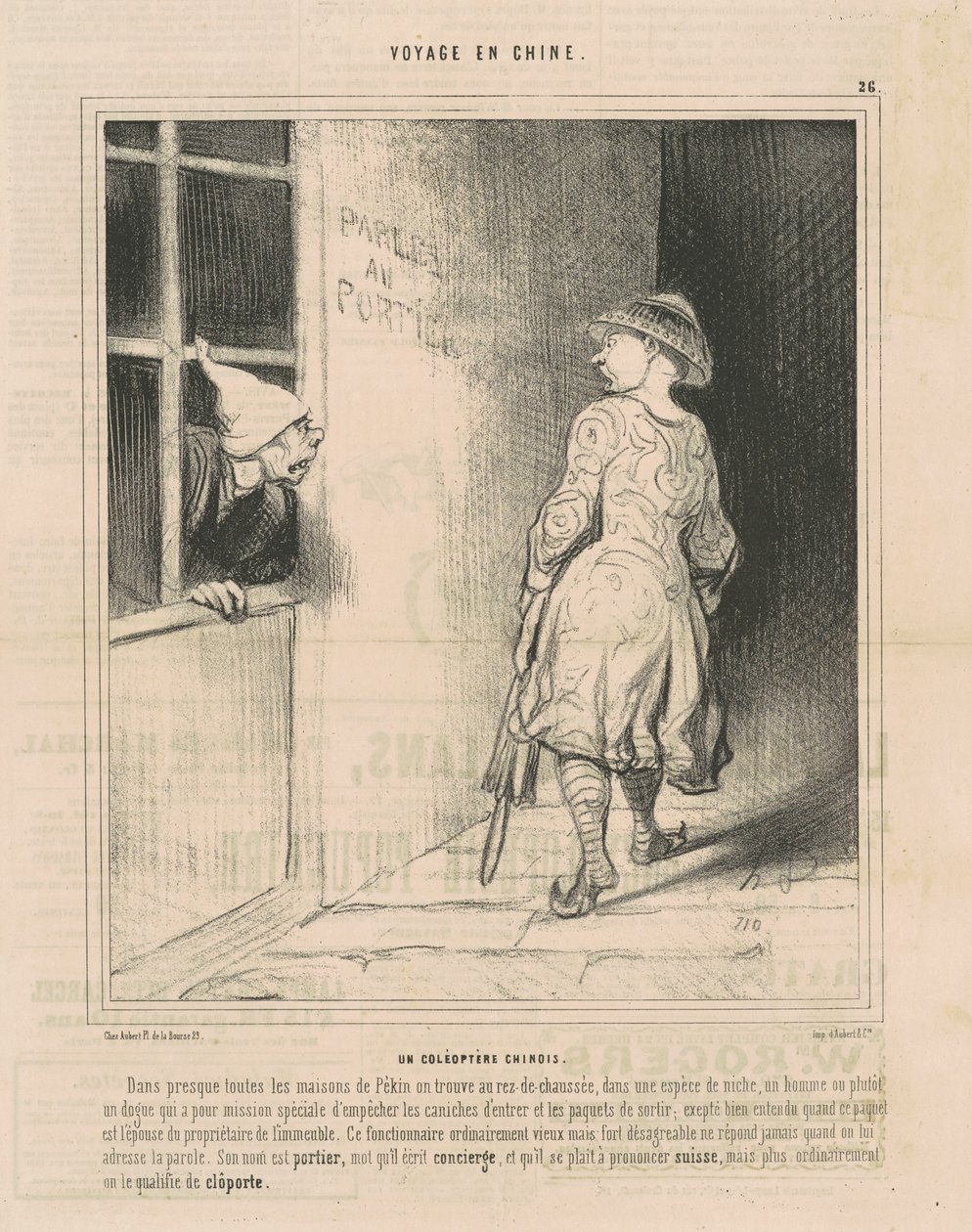 A Chinese Beetle by Honoré Daumier