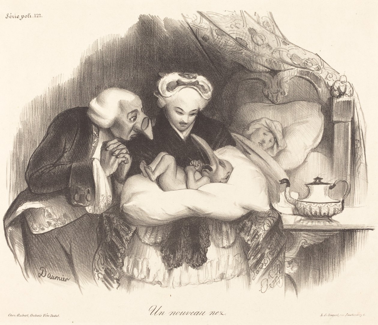 A New Nose by Honoré Daumier