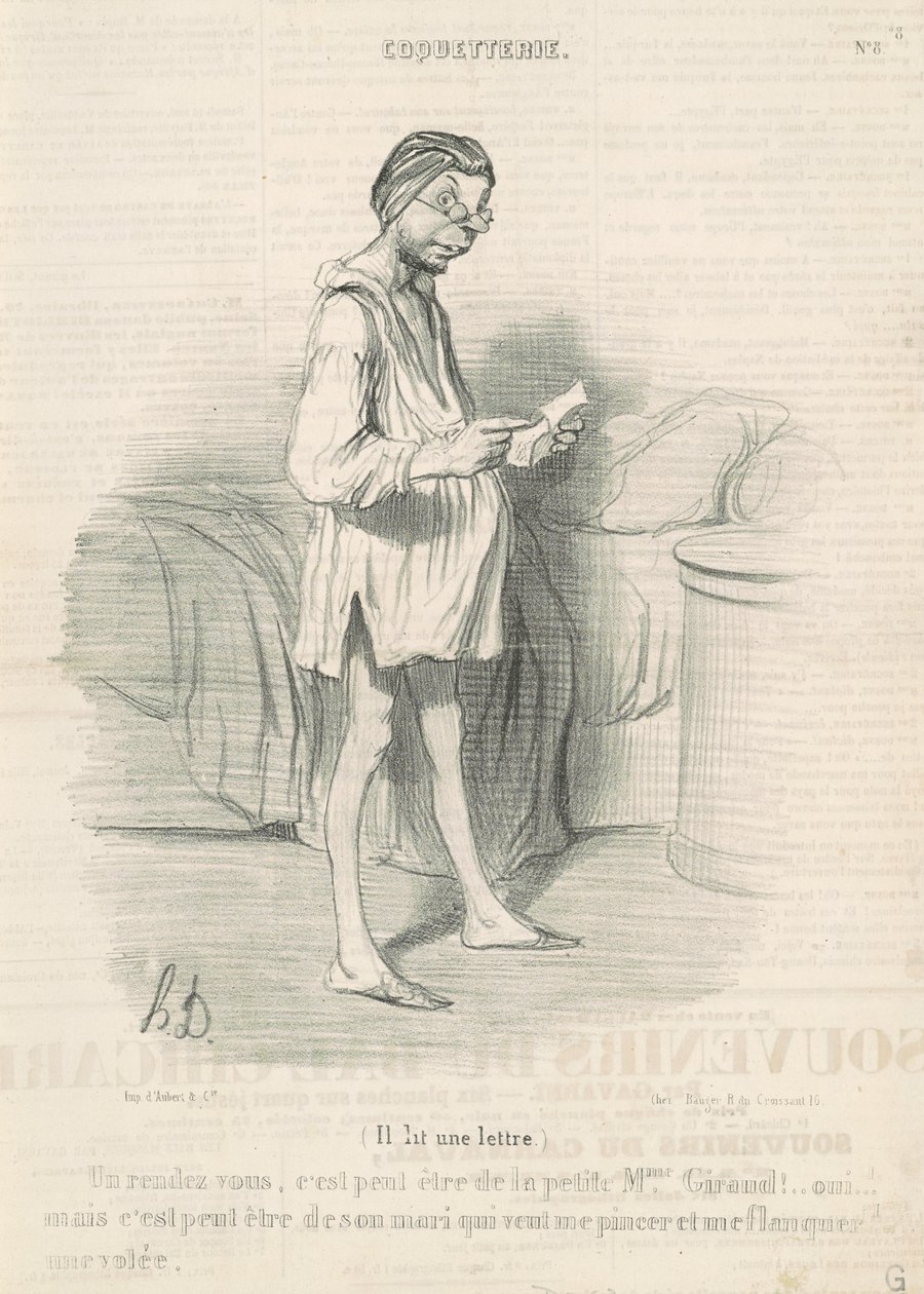 A Meeting, It Might Be... by Honoré Daumier