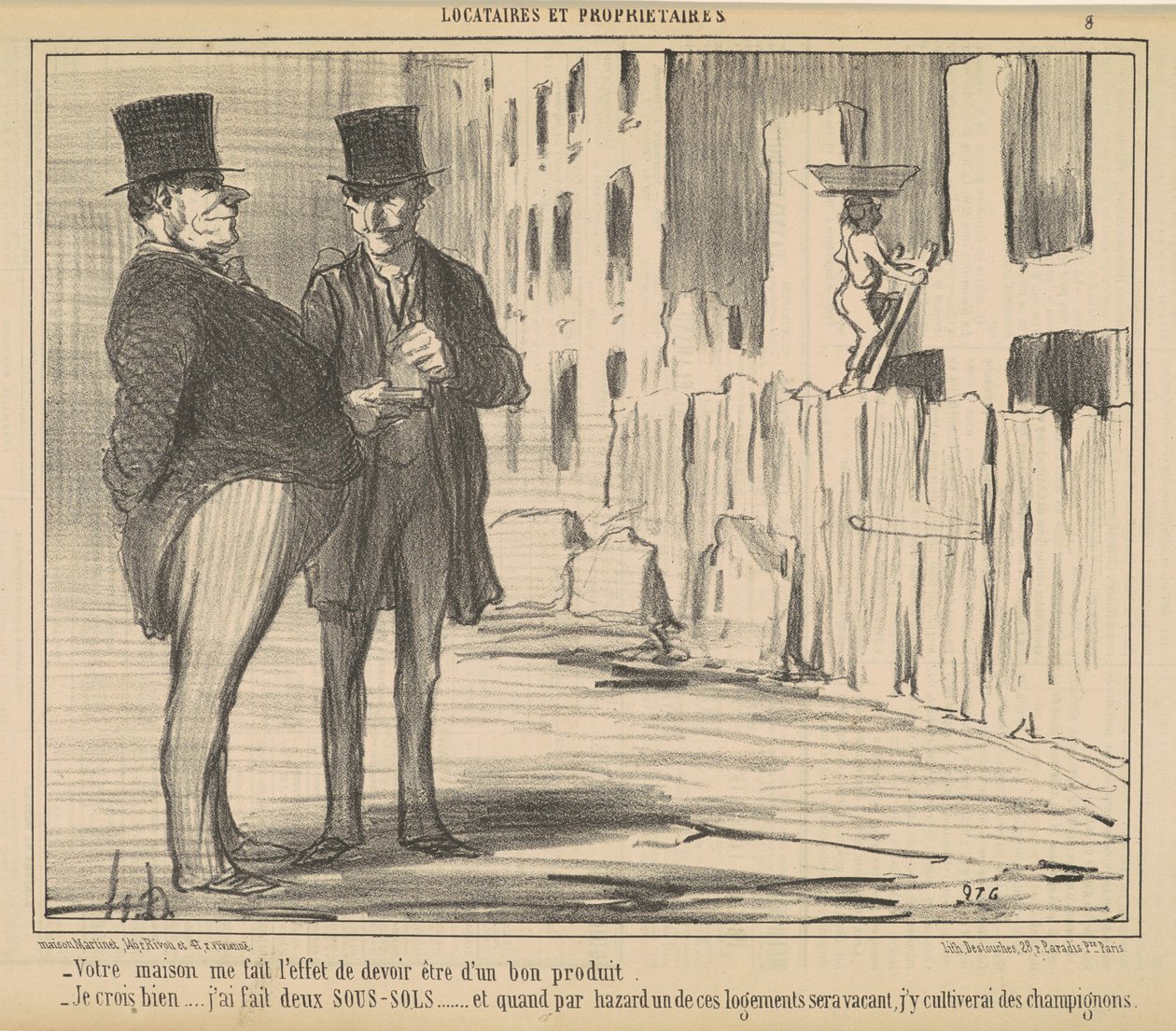 Your House Makes Me Feel Like... by Honoré Daumier