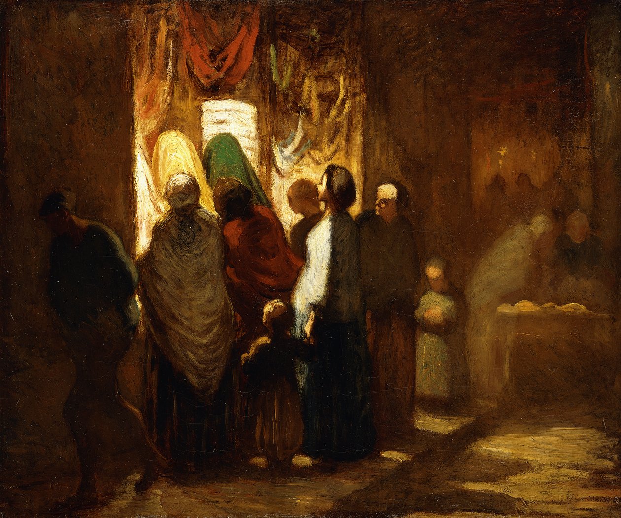 Window Shopping by Honoré Daumier