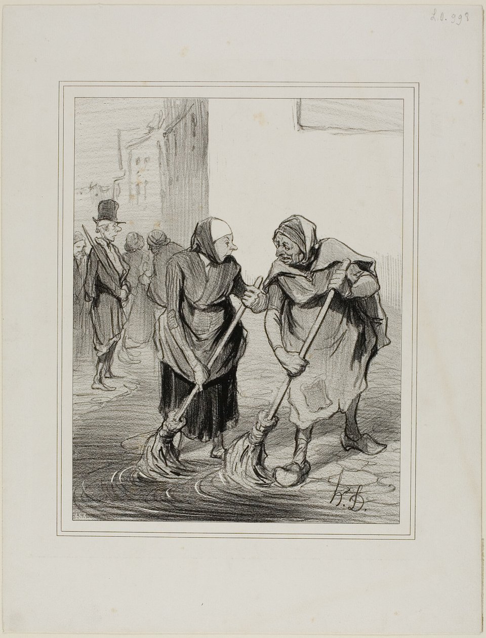 Say Then, Madame Giboulard, Plate 1 by Honoré Victorin Daumier