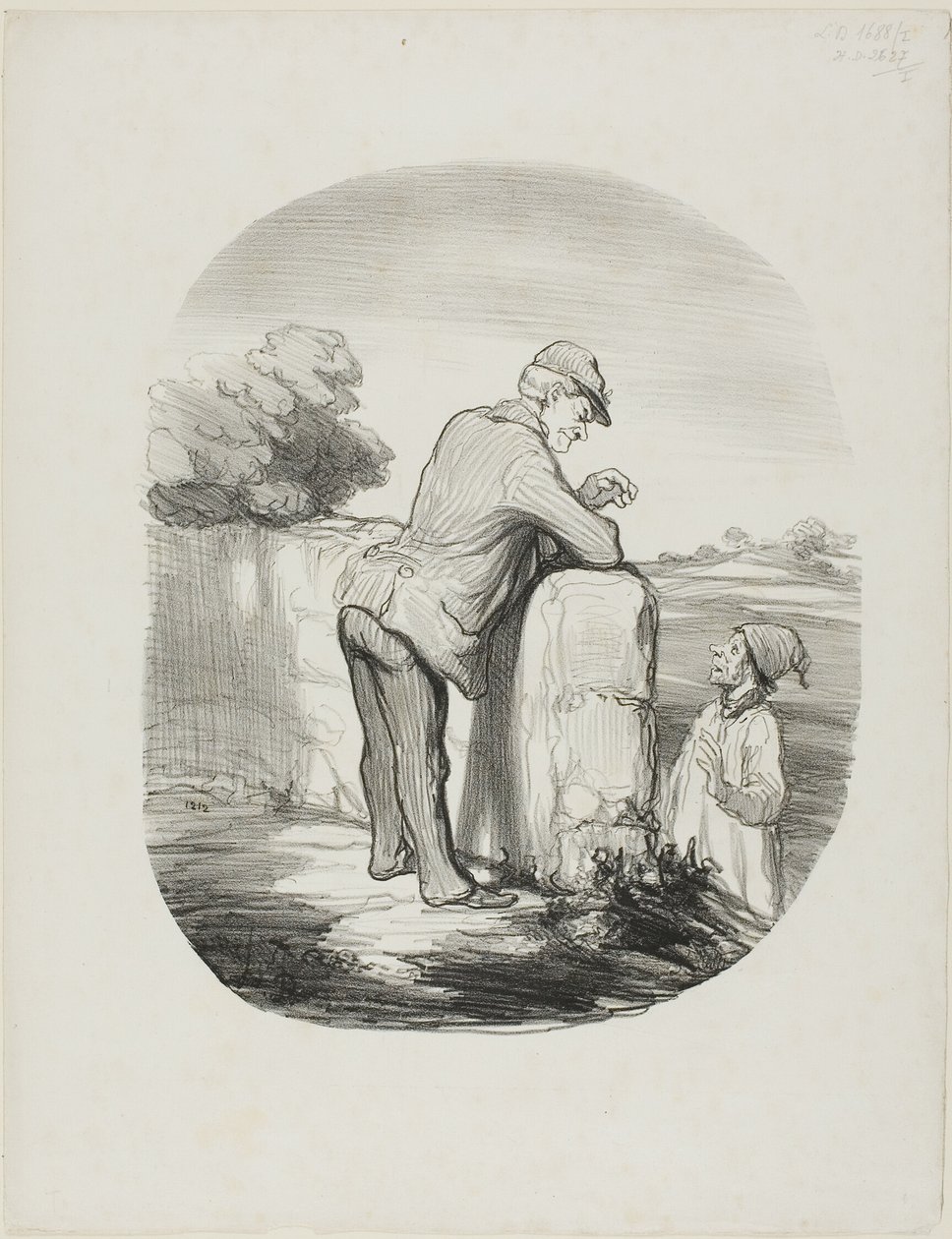 Tell Me, Mayor, What Are Communists? You Know, Pierre, Communists Are People Who Want to Have Everything in Common with Every Frenchman: the Money, the Work, and the Land. Well, in My Opinion There Is One Thing They Seem to Be Lacking: Common Sense by Honoré Victorin Daumier