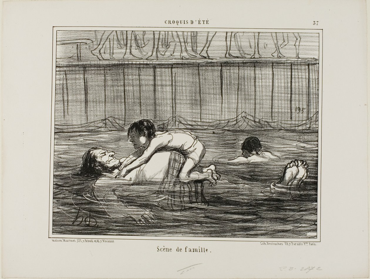 A Family Scene, plate 37 from Croquis D