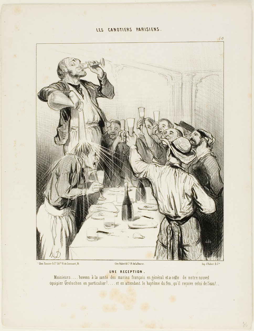 A Reception. "Gentlemen..... let