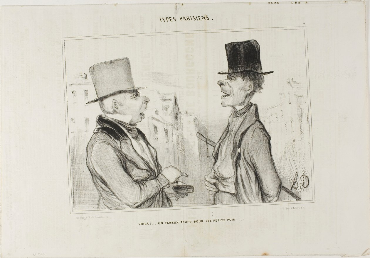 Great Times for Small Fry, plate 7 from Types Parisiens by Honoré Victorin Daumier