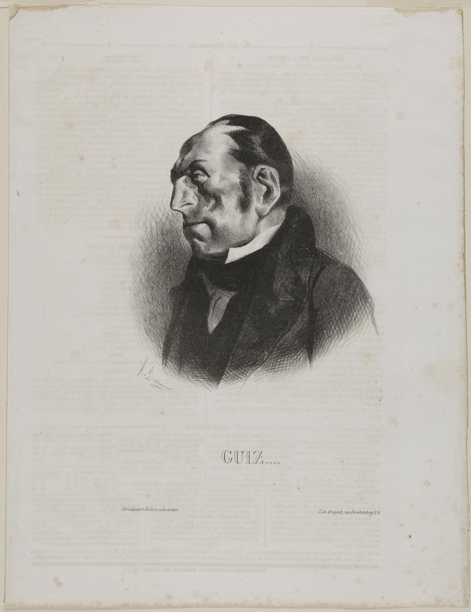 Guiz by Honoré Victorin Daumier