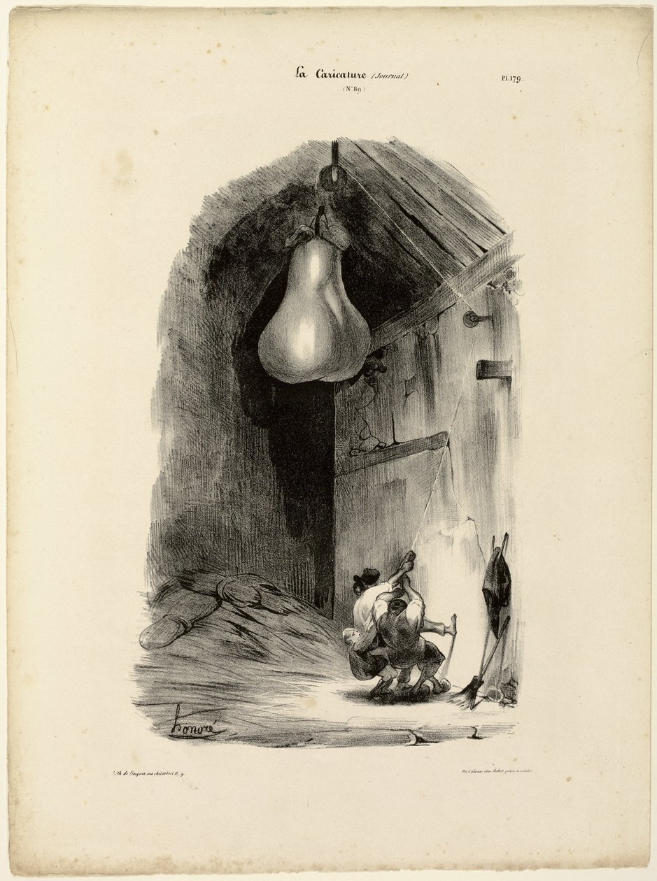 Heave-ho!..Heave-ho! Heave-ho!, plate 179 by Honoré Victorin Daumier