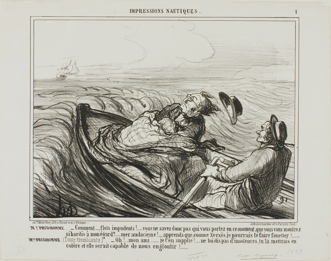 Mr. Prudhomme, Plate 4 by Honoré Victorin Daumier