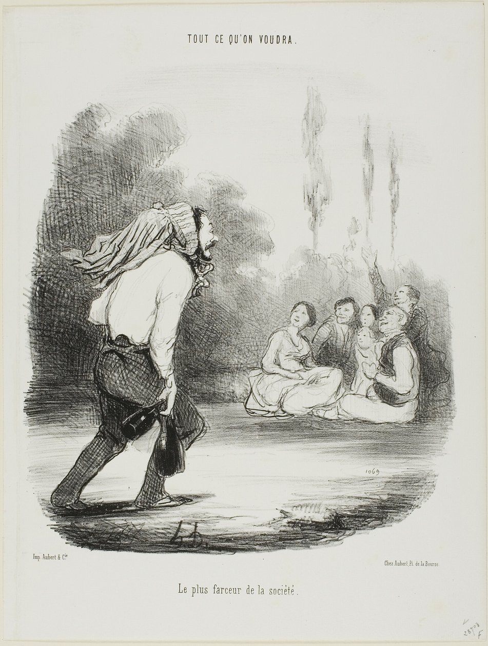 The Comedian of the Group, Plate 13 from Tout Ce Qu