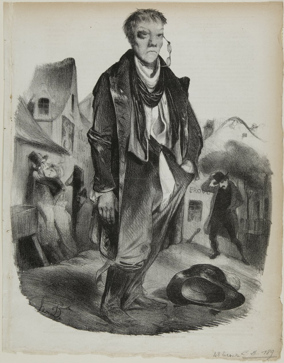 The Drunkard by Honoré Victorin Daumier