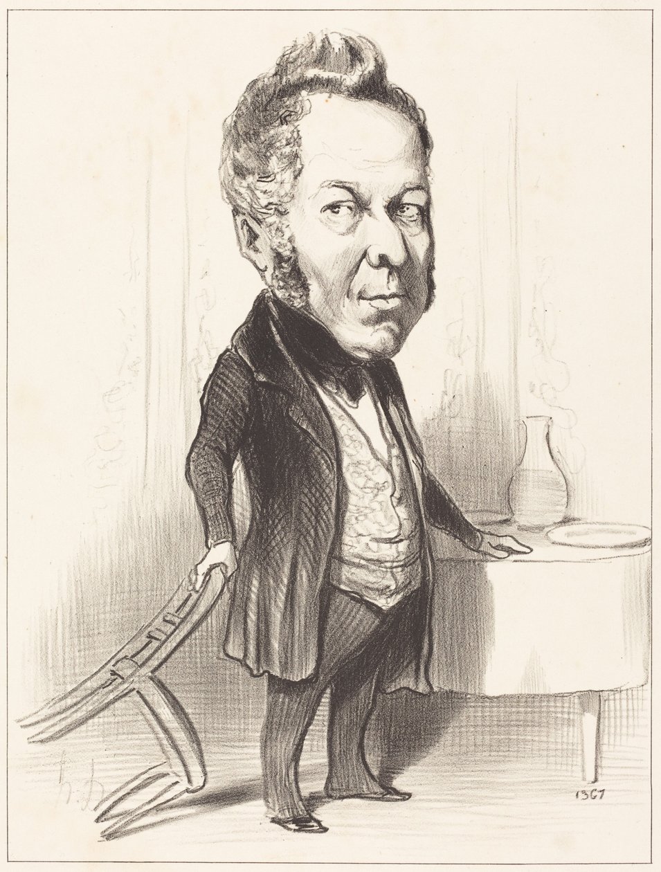 A.P.F. Deslongrais by Honoré Daumier