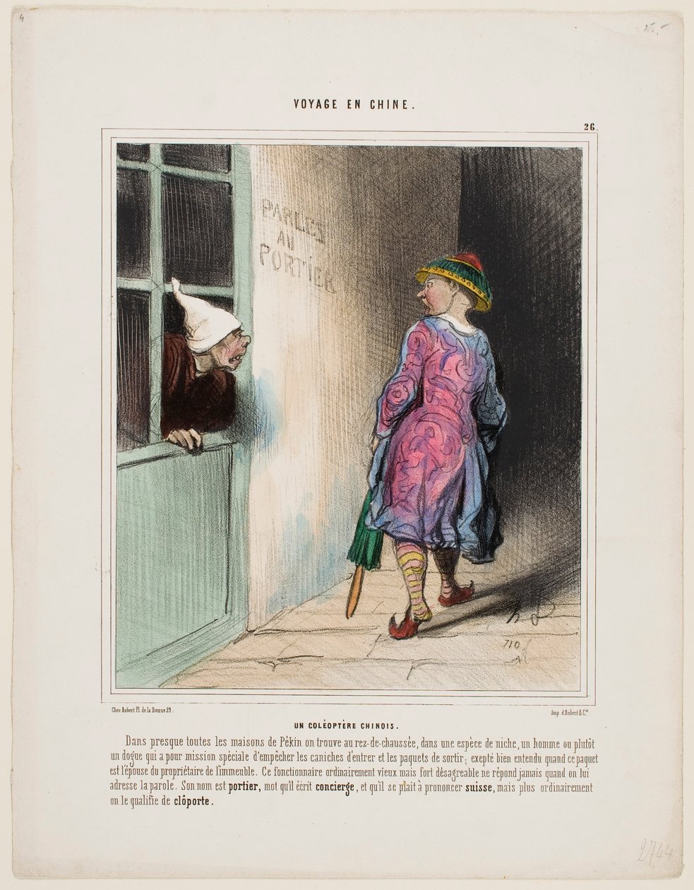 A Chinese Insect by Honoré Daumier