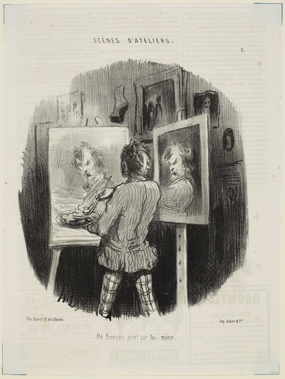 A Frenchman Portrayed by Himself by Honoré Daumier