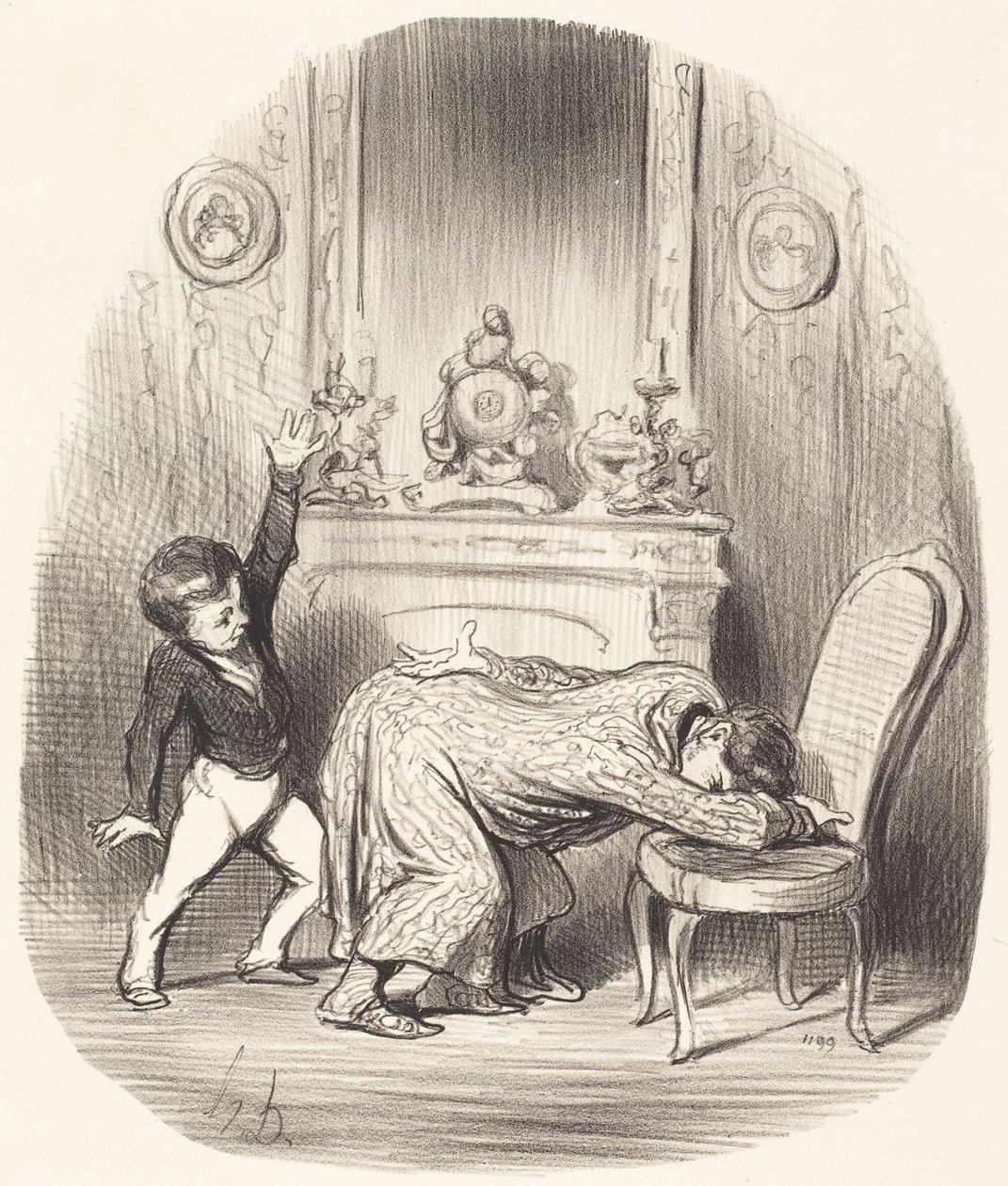 In Imitation of Henry IV by Honoré Daumier