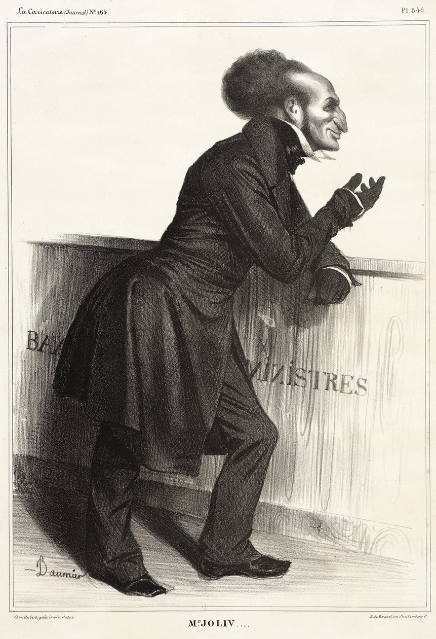 Adolphe Jollivet by Honoré Daumier