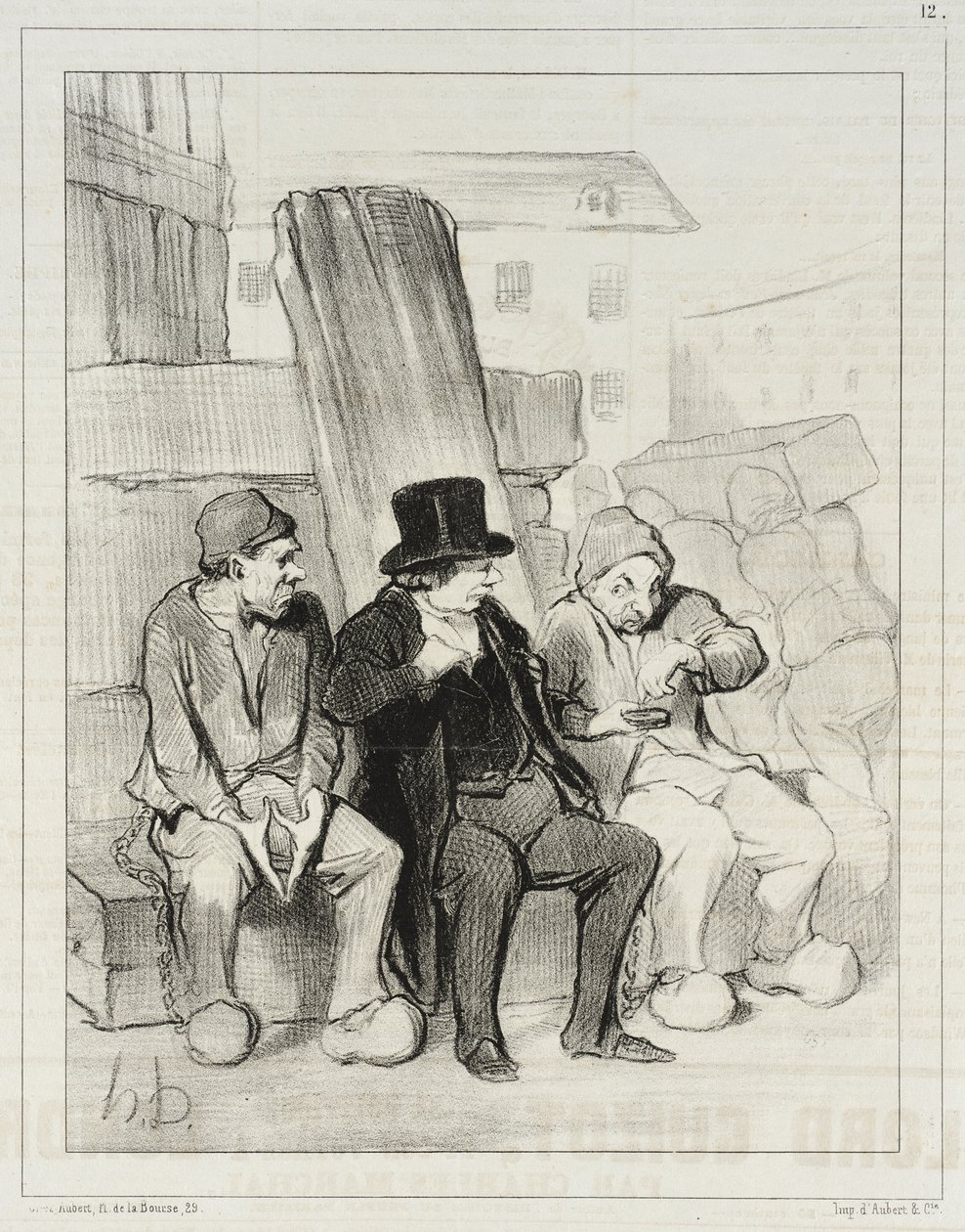 So then, my friend, at twenty-two you had already killed three men... by Honoré Daumier