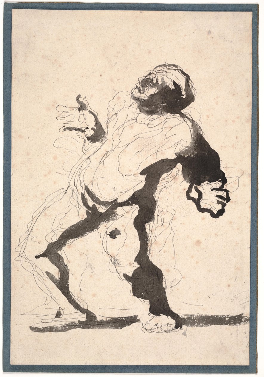 An Actor by Honoré Daumier