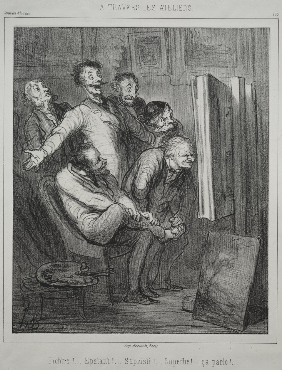 Through the Studios by Honoré Daumier