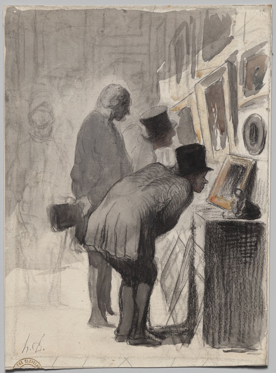 Art Lovers by Honoré Daumier