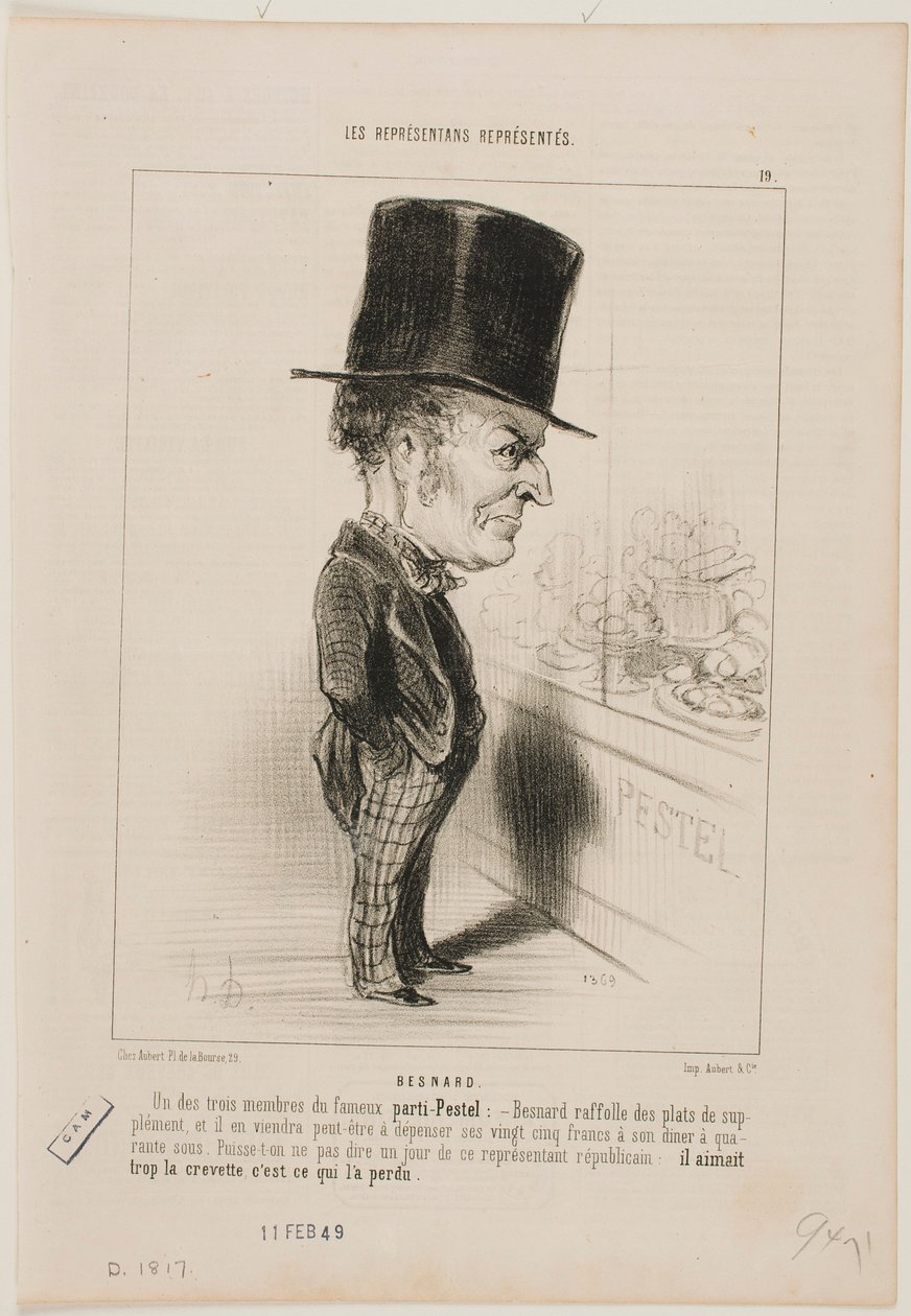 Besnard by Honoré Daumier