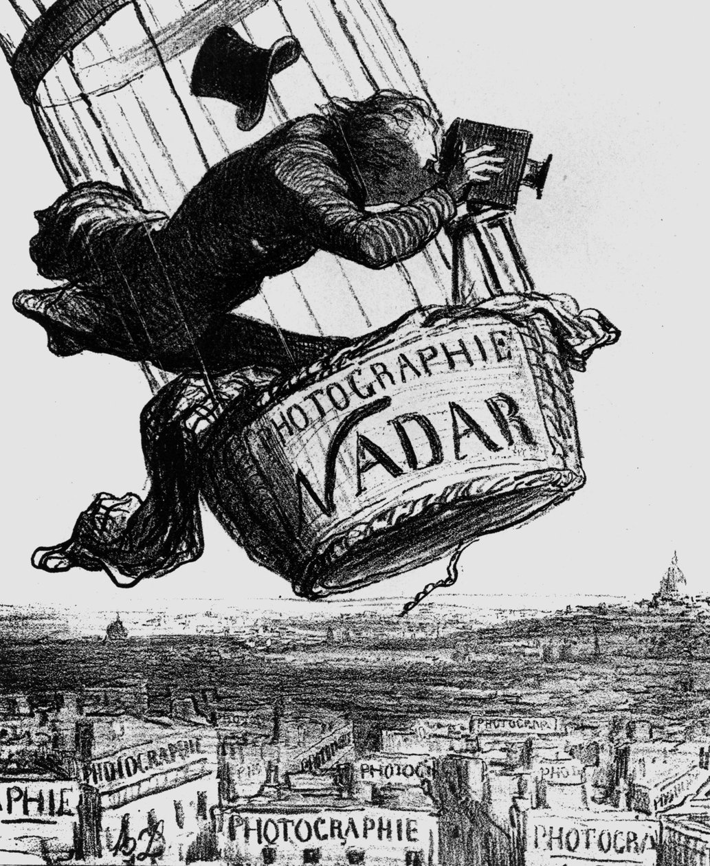 Caricature of Gaspard-Felix Tournachon, aka Nadar (1820-1910) 1862 by Honoré Daumier