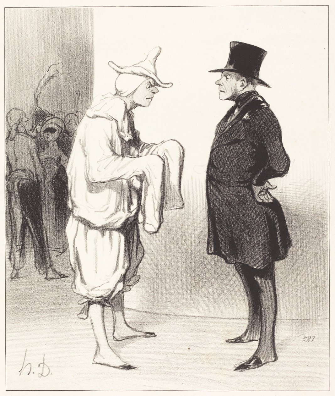 Carrot of the acrobat by Honoré Daumier