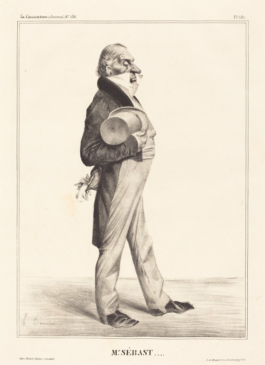 Count Horace Sébastiani by Honoré Daumier