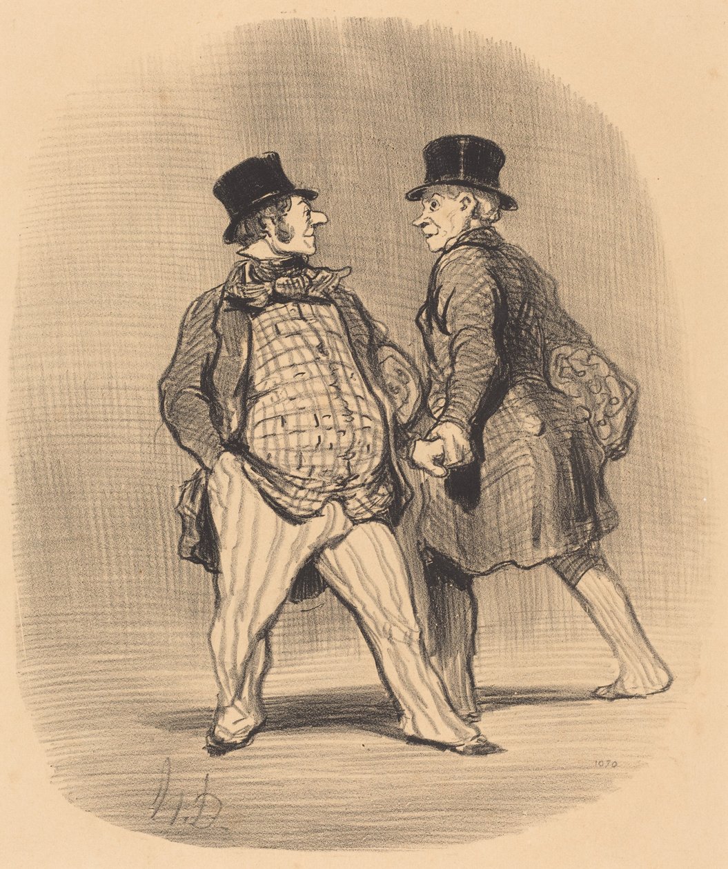 Comrade, Beware of the Little Baron... by Honoré Daumier