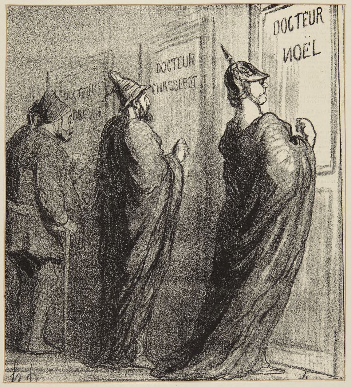 "Consultations Not Free" by Honoré Daumier