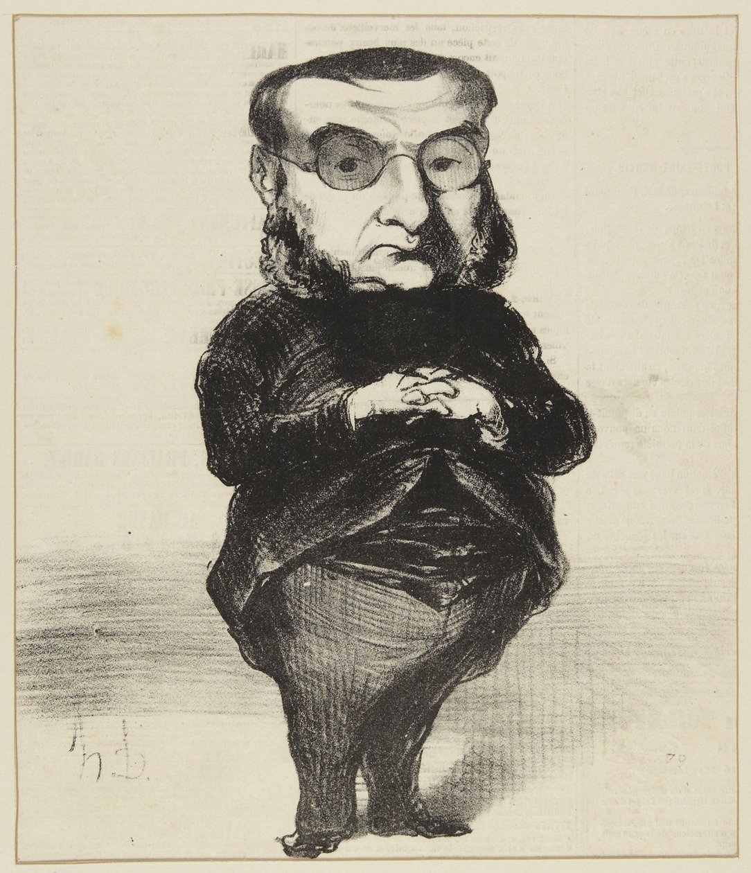 Coquerel by Honoré Daumier