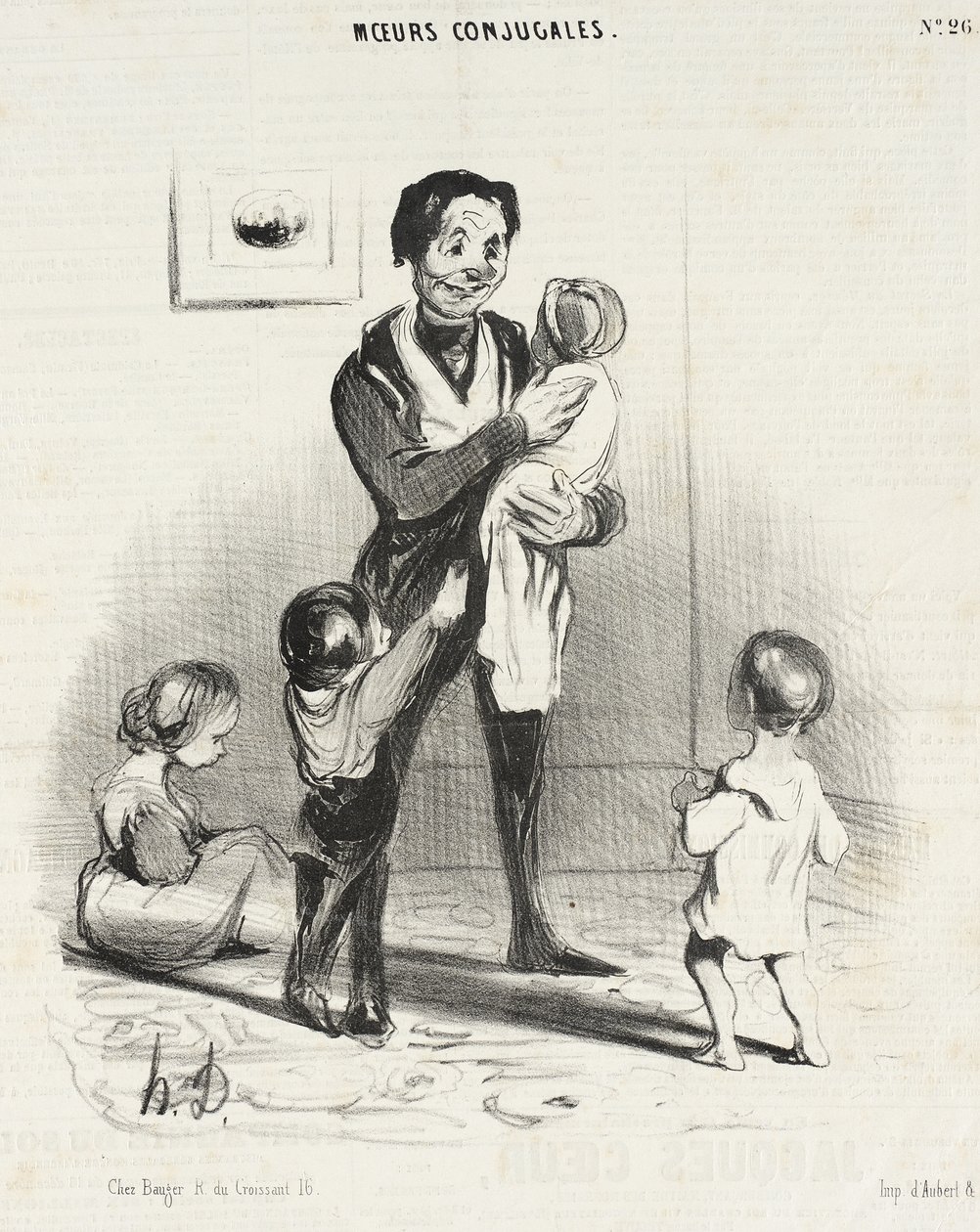 Eh, eh! Little Rascal, You Will... by Honoré Daumier