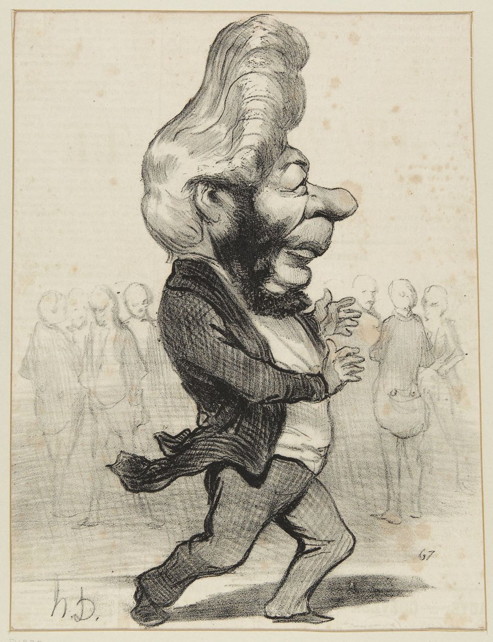 Ferdinand Favre by Honoré Daumier