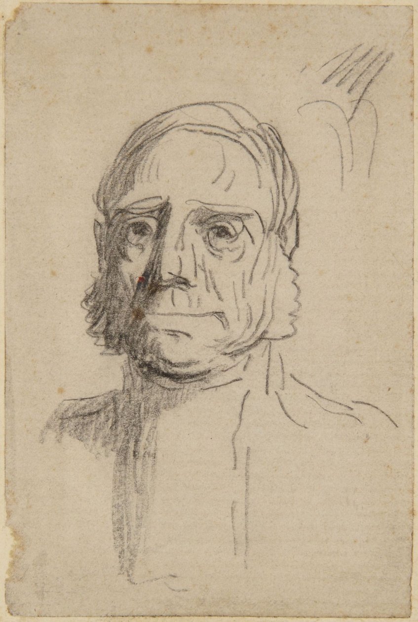 Head of Lawyer by Honoré Daumier