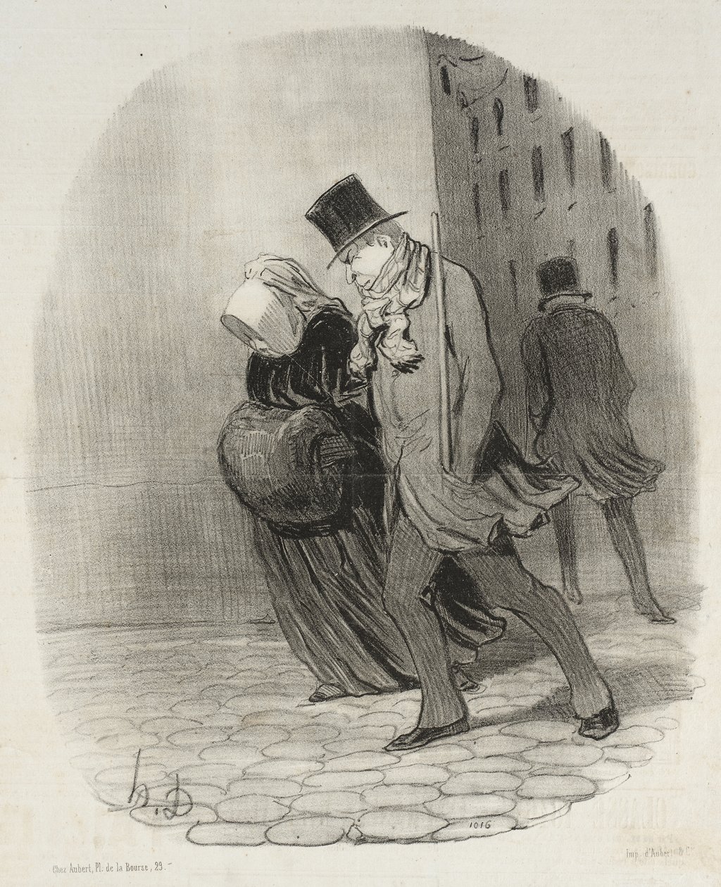 Eight Degrees Below Zero by Honoré Daumier