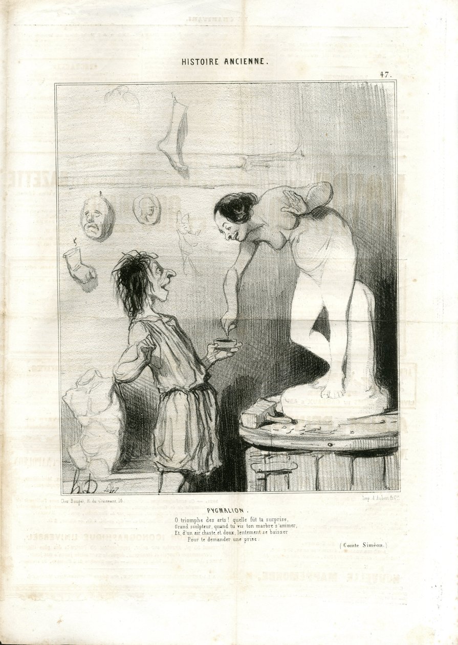 Illustration by Honore Daumier in Le Charivari by Honoré Daumier