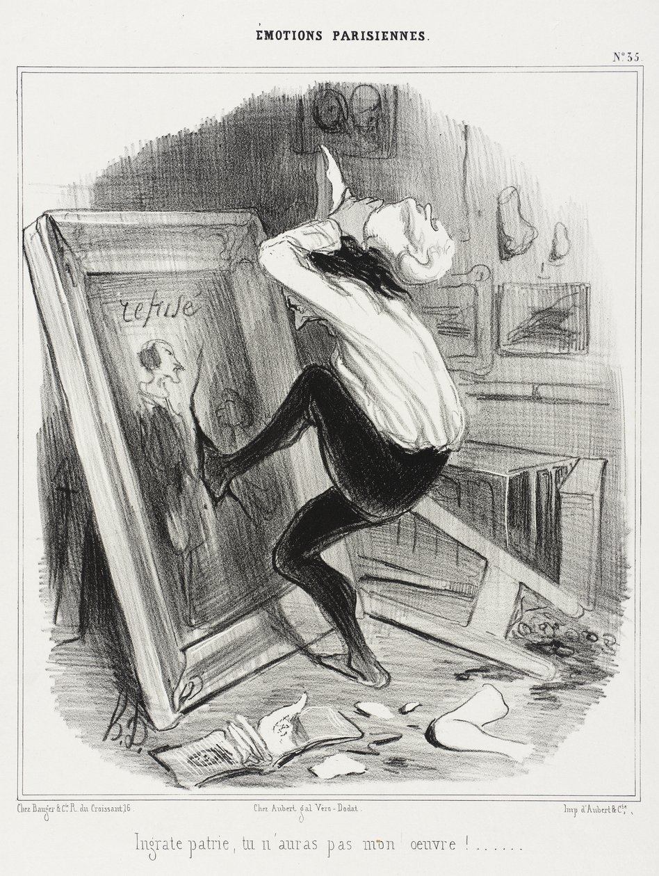 Ungrateful Homeland, You Will Not Have My Work!... by Honoré Daumier