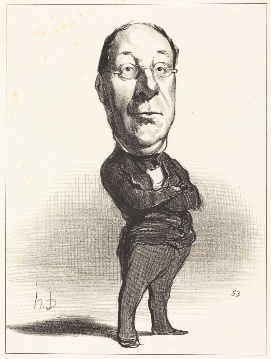 J.-B. Gustave de Laboulie by Honoré Daumier