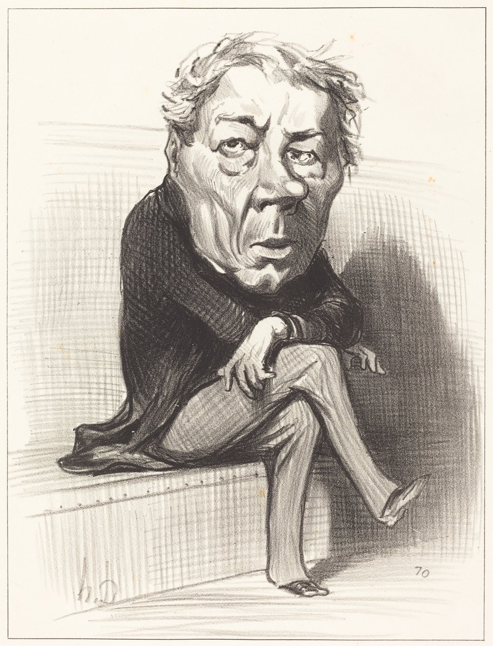 J. Marie Joseph Deville by Honoré Daumier