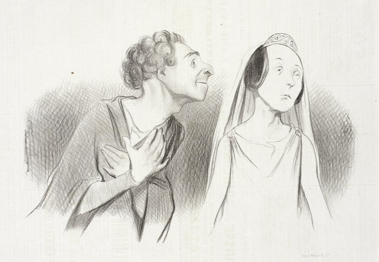I leave more in love than ever by Honoré Daumier