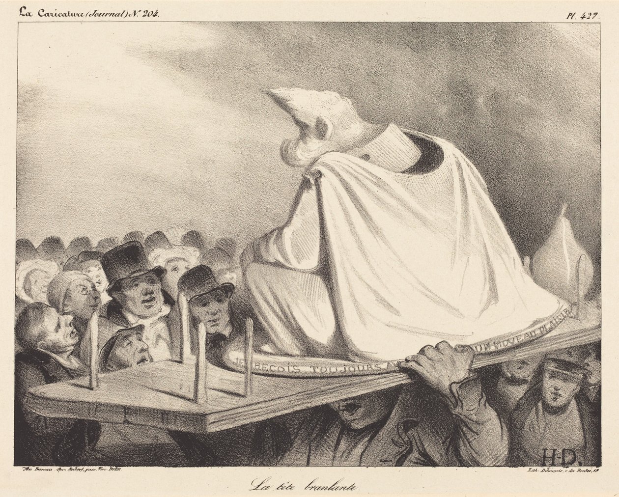 The Shaking Head by Honoré Daumier