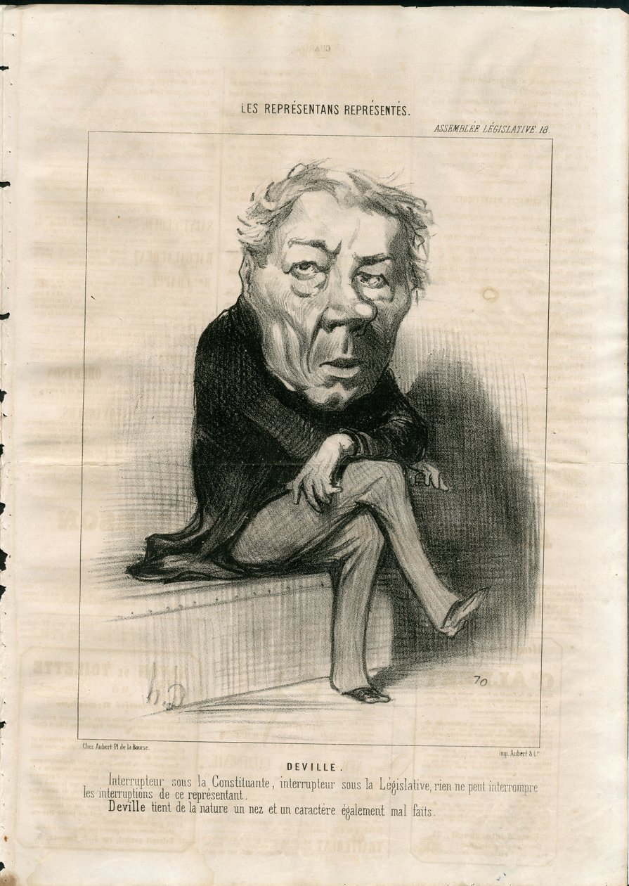 Le Charivari by Honoré Daumier