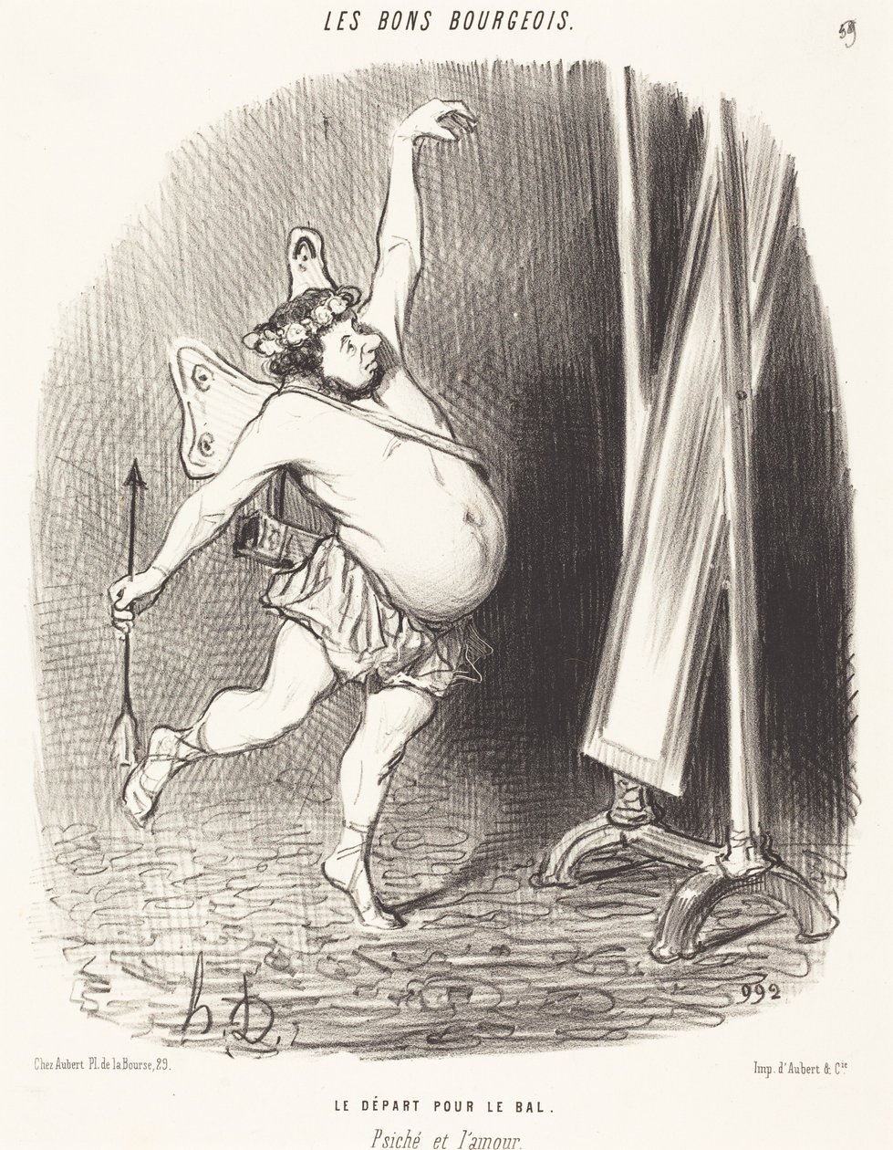 The Departure for the Ball by Honoré Daumier