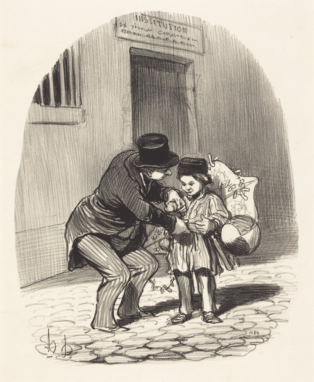 The Day of Outing by Honoré Daumier