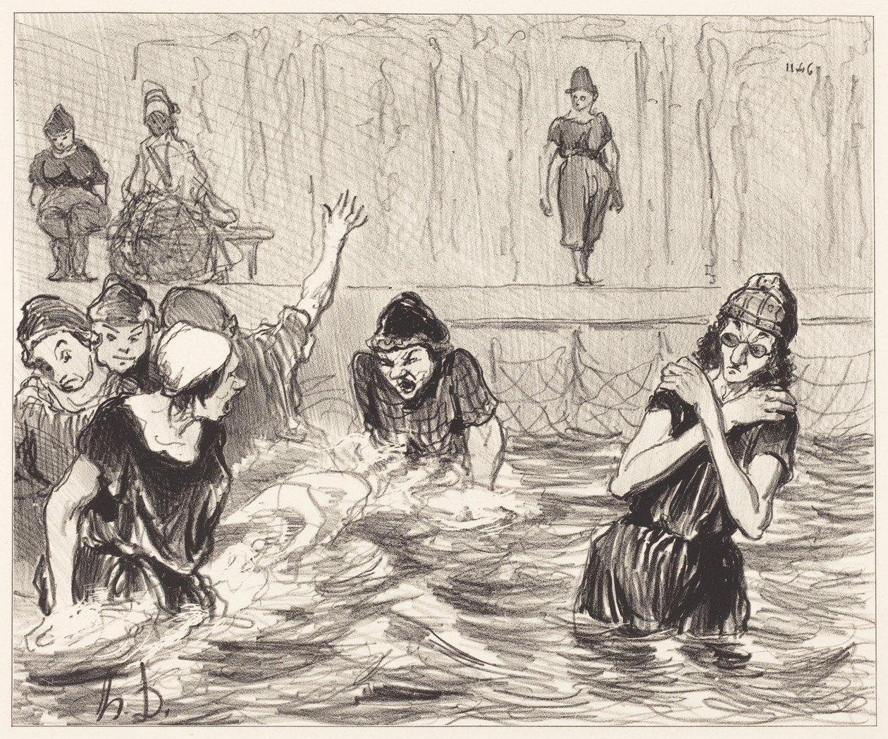 The Washerwomen by Honoré Daumier
