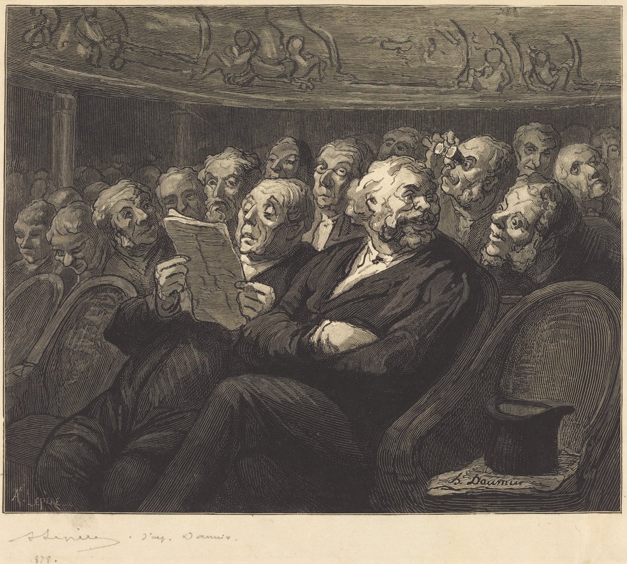 Orchestra Seats by Honoré Daumier