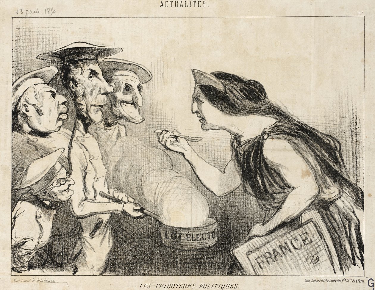 The Political Parasites by Honoré Daumier