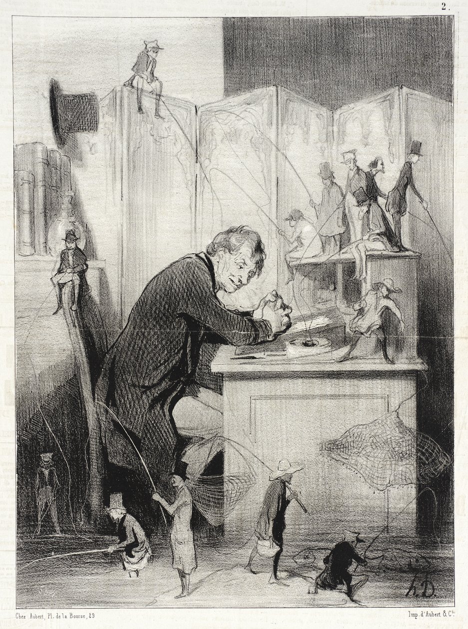 The Imagination (series of prints) by Honoré Daumier