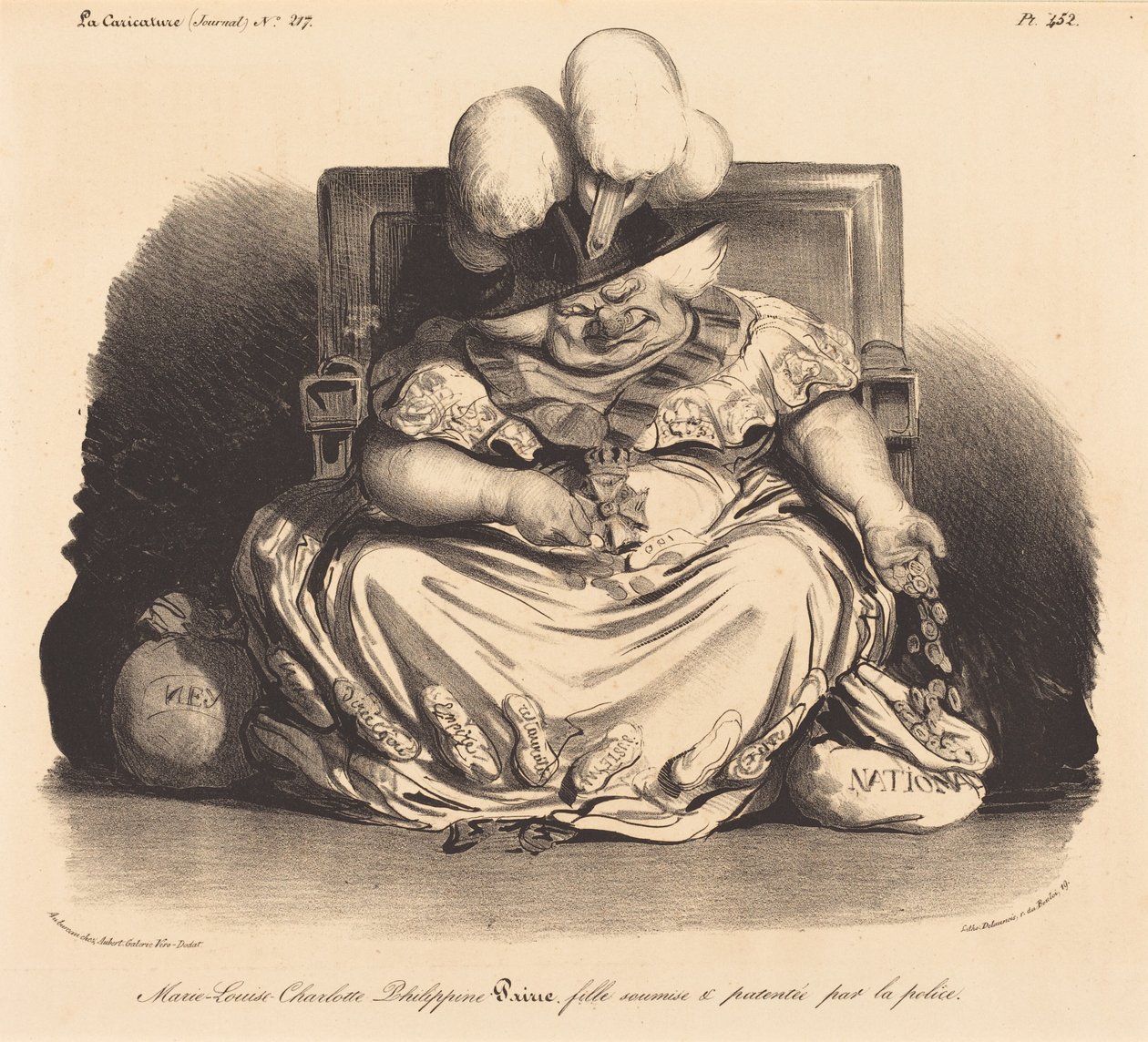 Marie-Louise-Charlotte-Philippinepairie by Honoré Daumier