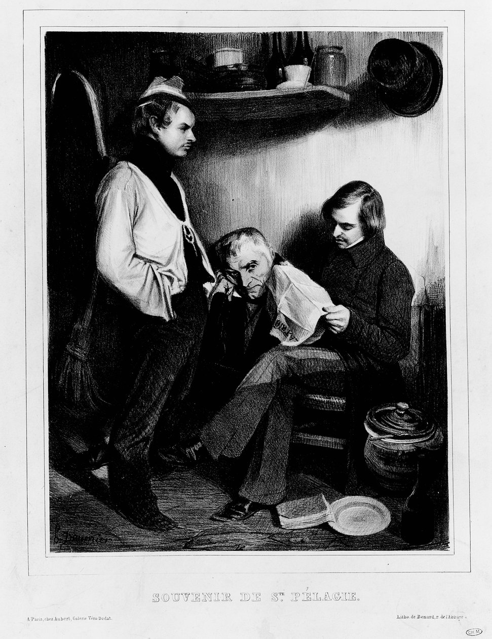 Memories of Sainte-Pelagie by Honoré Daumier